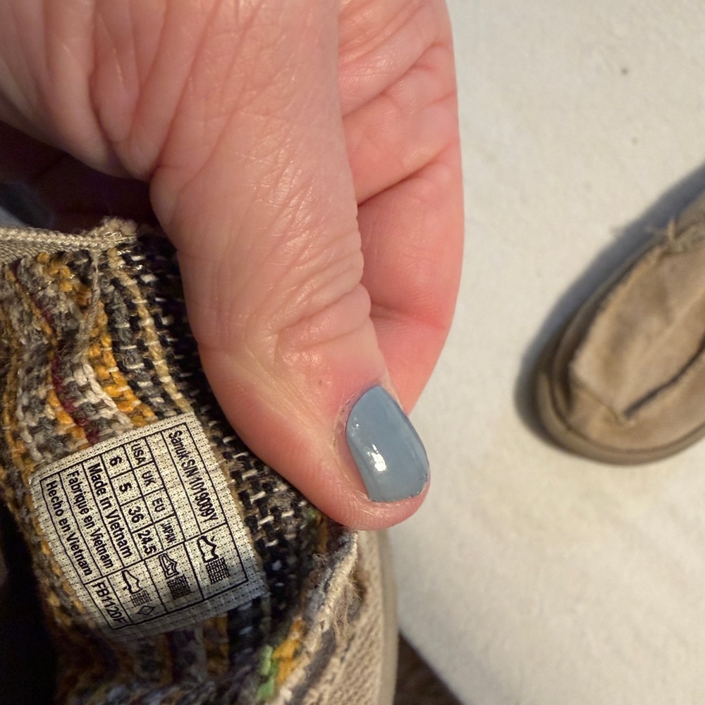 Sanuk Kids Slip-On Sneakers in Tan - Picture 3 of 3
